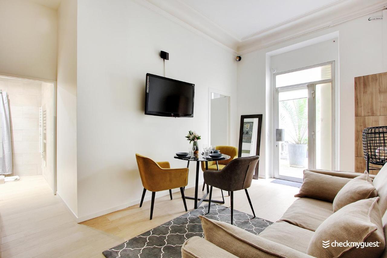 Modern Apartment - 1Br-4P - Le Marais Paris Exteriör bild
