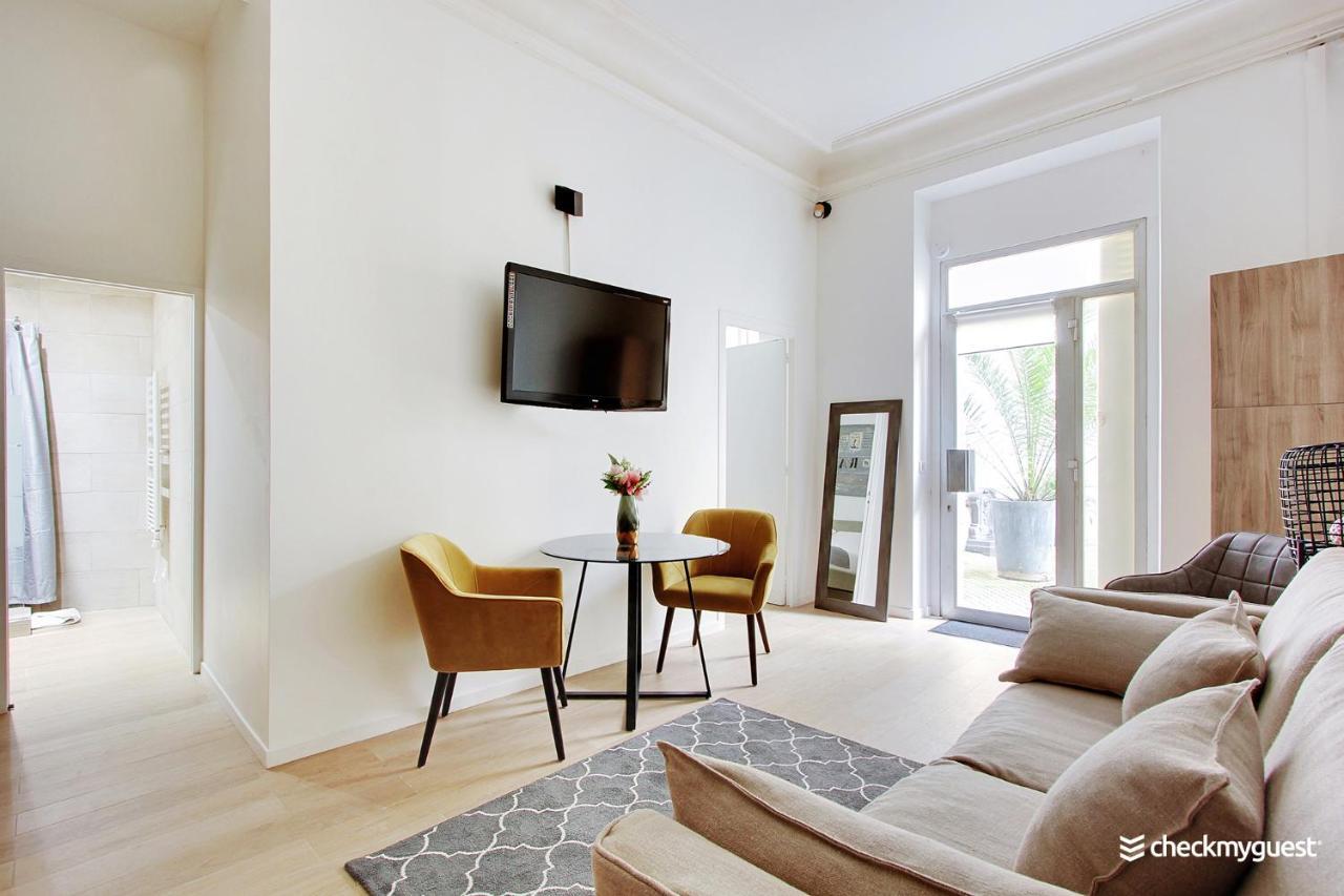 Modern Apartment - 1Br-4P - Le Marais Paris Exteriör bild