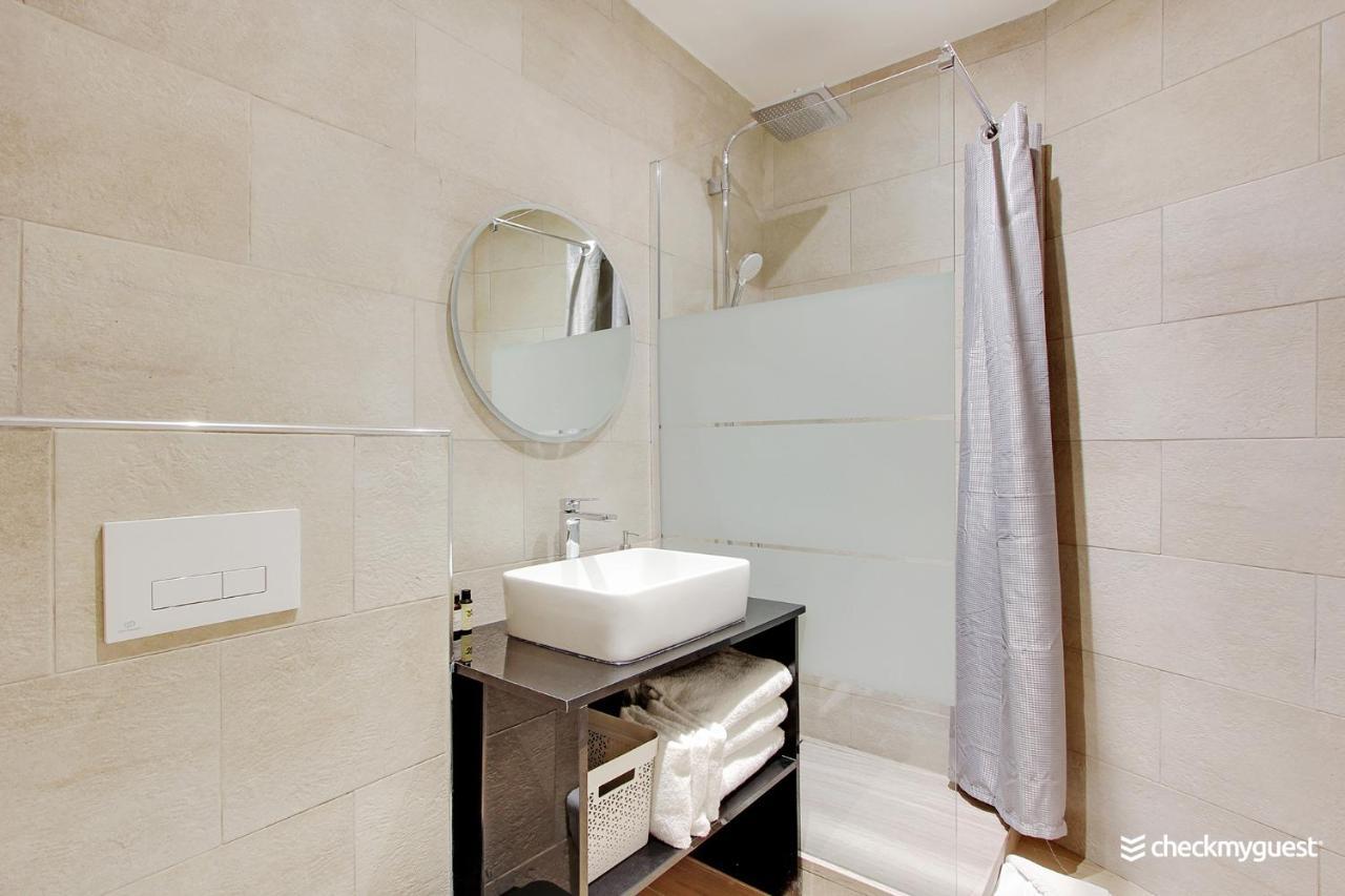 Modern Apartment - 1Br-4P - Le Marais Paris Exteriör bild